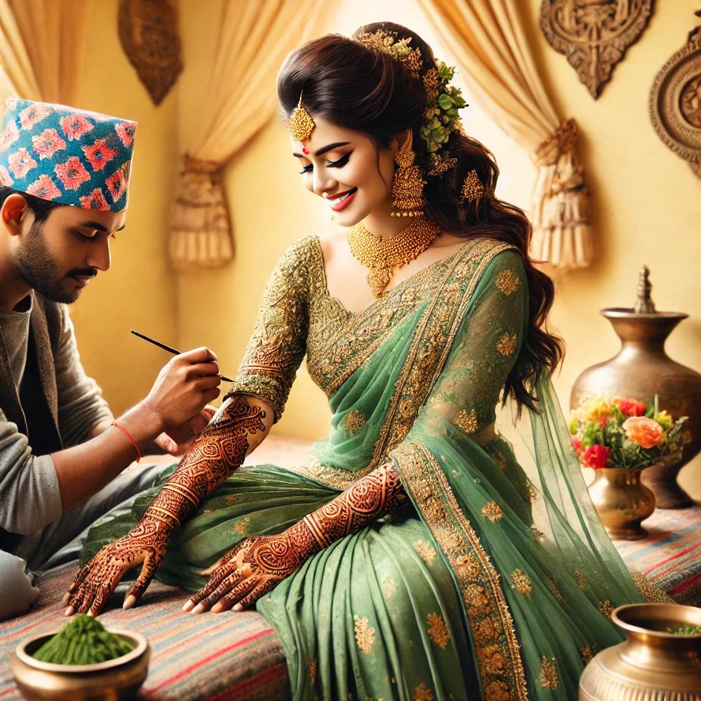 Bride Mehendi(दुलहीका लागि मेहन्दी डिजाइन)