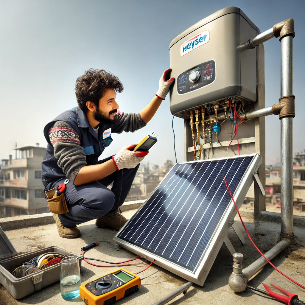 Solar Water Heater & Geyser Repair  (सोलार वाटर हिटर र गीजर मर्मत)